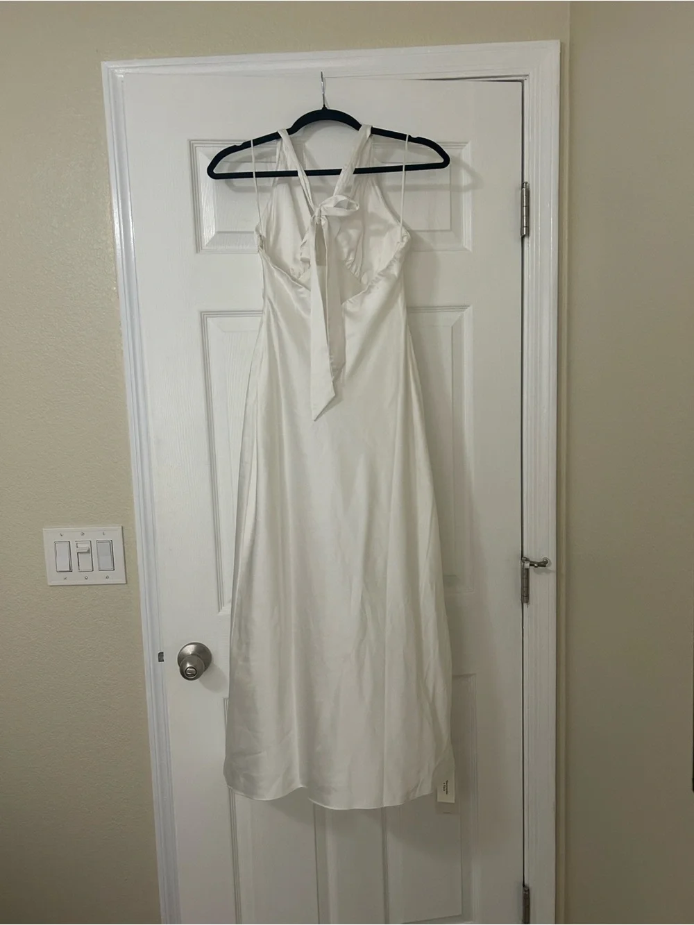 Abercrombie & Fitch The Julia Slip Dress White Floral Halter